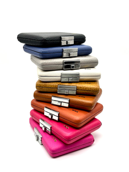 DWK 'CHROMA' LEATHER REED CASE - ENGLISH HORN (10 REEDS)