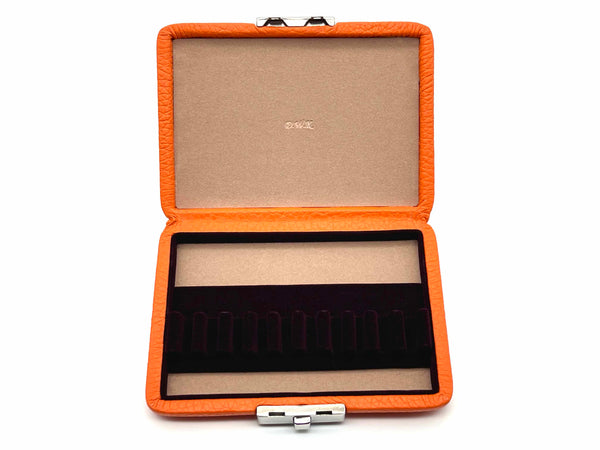 DWK 'CHROMA' LEATHER REED CASE - ENGLISH HORN (10 REEDS)