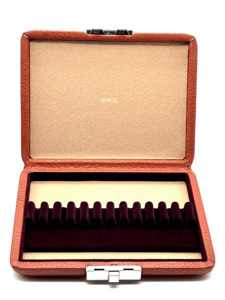 DWK 'CHROMA' LEATHER REED CASE - OBOE (12 REEDS)