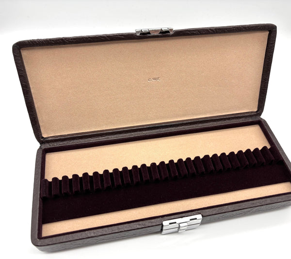 DWK 'CHROMA' LEATHER REED CASE - OBOE (50 REEDS)