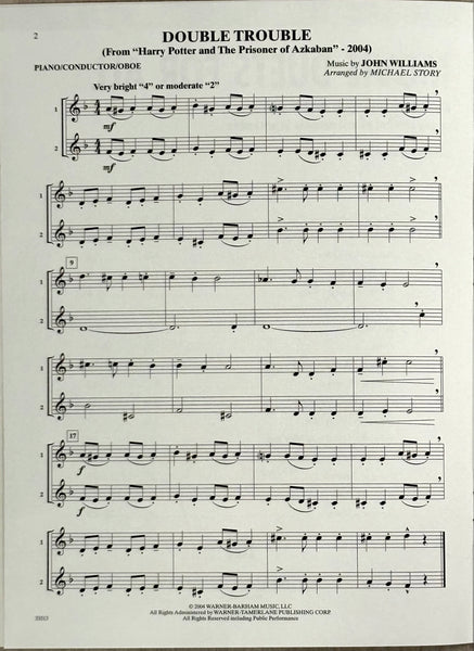 MOVIE DUETS FOR ALL: 2 OBOES (PIANO/CONDUCTOR/OBOE) LEVEL 1-4