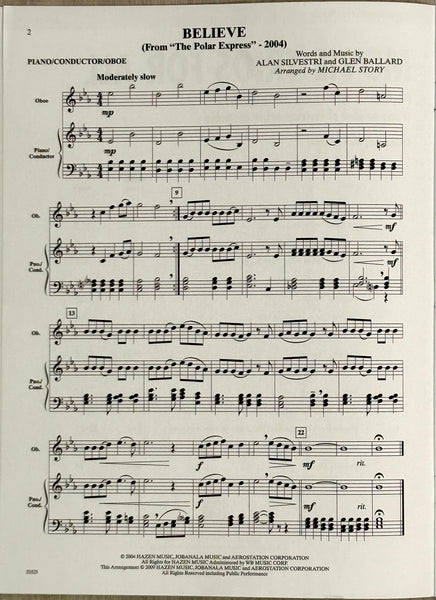 MOVIE TRIOS FOR ALL: OBOE, PIANO/CONDUCTOR LEVEL 1-4