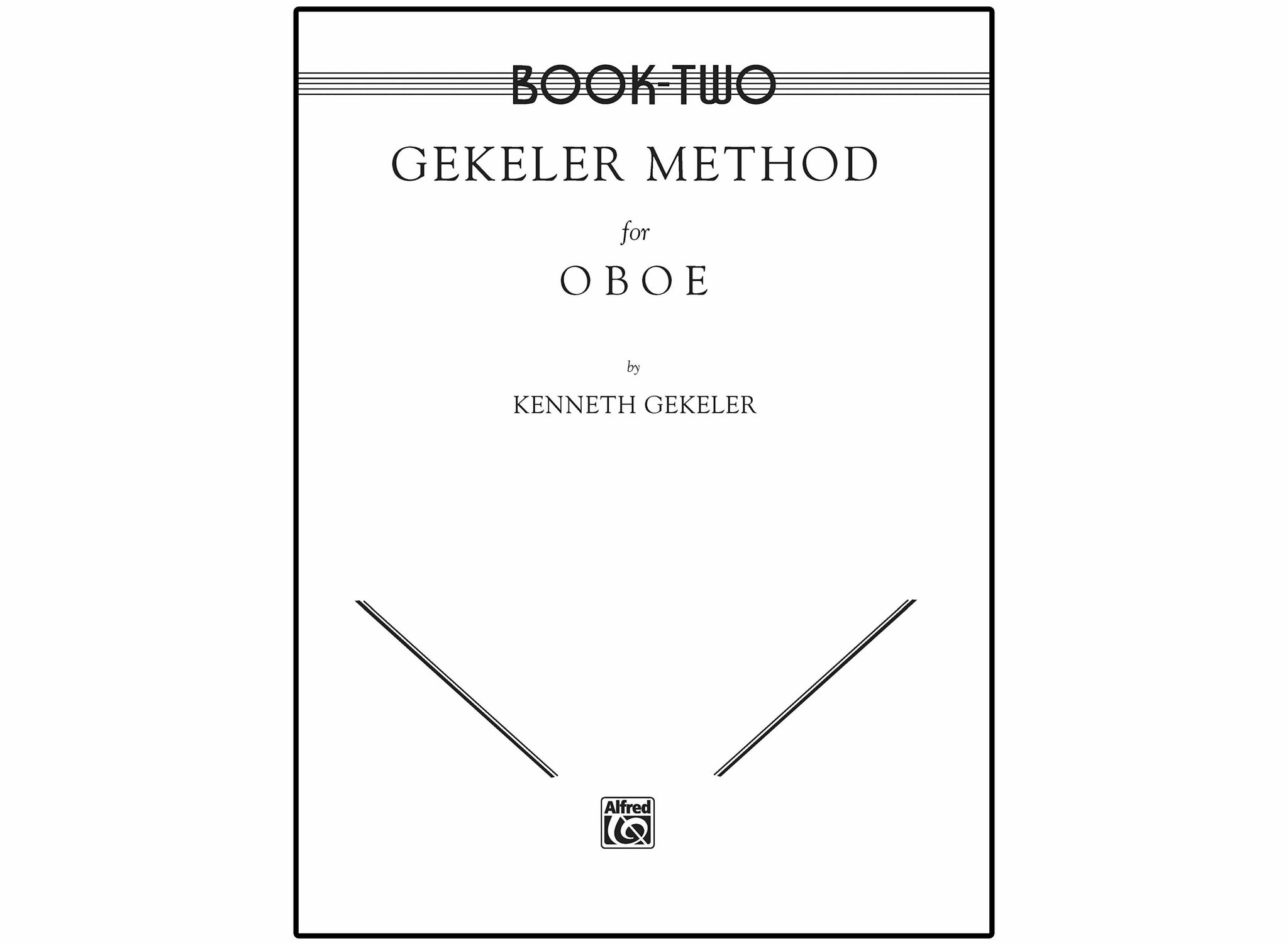 GEKELER METHOD FOR OBOE (BOOKS No. 1 & 2)