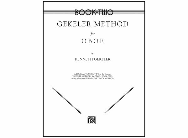 GEKELER METHOD FOR OBOE (BOOKS No. 1 & 2)